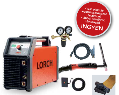 Lorch HandyTig 200 DC hegesztési csomag
